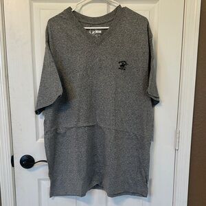 Gray V-Neck Men's Shirt